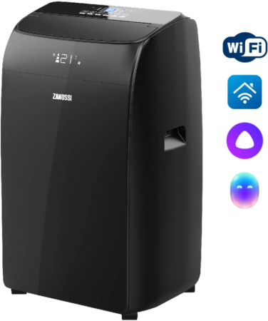 Кондиционер мобильный Zanussi Massimo Solar ZACM-12 NYK/N1 Black Кондиционер мобильный Zanussi Massimo Solar ZACM-12 NYK/N1 Black